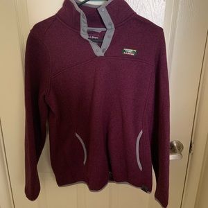 L L Bean Sweater  Fleece Pullover